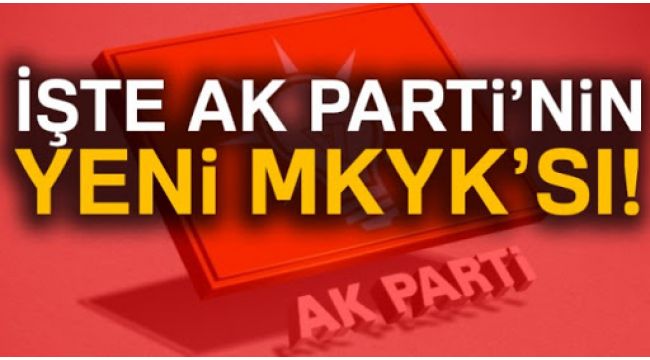 İşte AK Parti'nin yeni icra kurulu