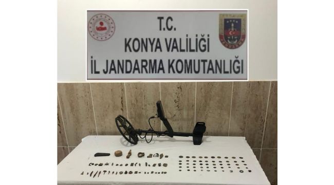 Konya'da 96 parça tarihi eser ele geçirildi