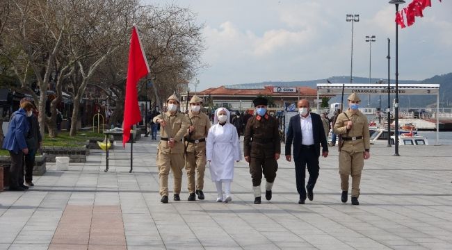 Şehitler anısına 106 dakikalık saygı nöbeti