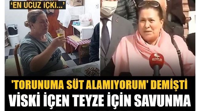 Viski içen teyze için CHP'den açıklama: Ucuz içki