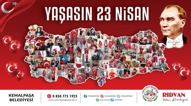 Kemalpaşa'da 23 Nisan coşkusu