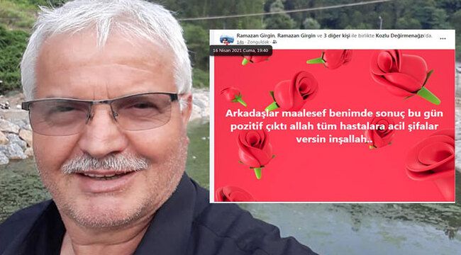 Koronayım diye duyurdu, 10 saat sonra öldü