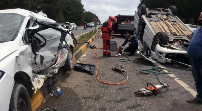 Muğla'da kaza: 1 ölü, 5 yaralı