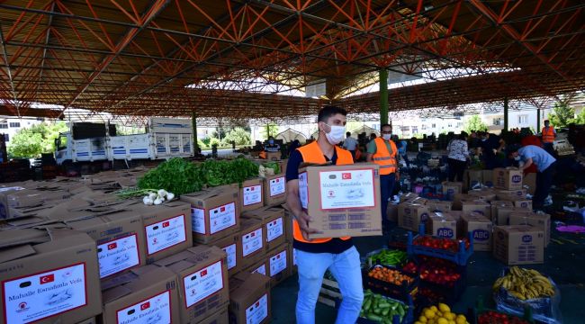 100 ton sebze ve meyveyi valilik satın aldı