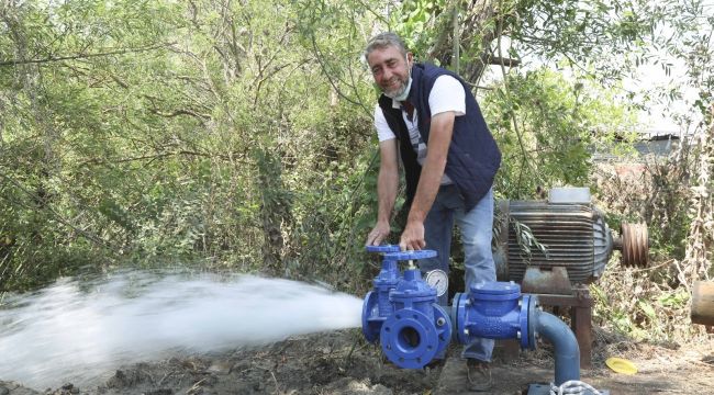 Aydın Büyükşehir kuraklıkla mücadele başlattı