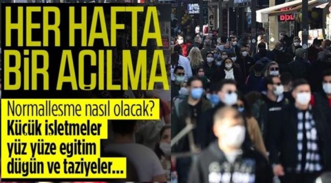 Bayramdan sonra tam açılma olacak mı?