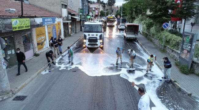 Buca yollarında temizlik seferberliği