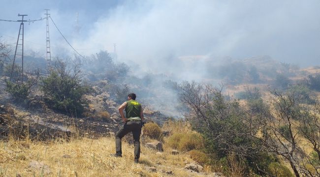 Alevler tüm Bodrum'dan görüldü