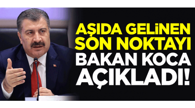 Aşıda gelinen son nokta