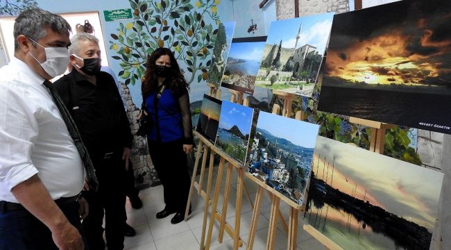 Çeşme Halk Eğitim Müdürlüğünden yıl sonu sergisi