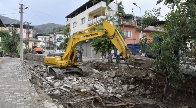 Kocababa Deresi ıslah çalışmaları başladı