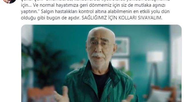 Ünlü isimlerden "Sağlığımız için kolları sıvayalım" çağrısı