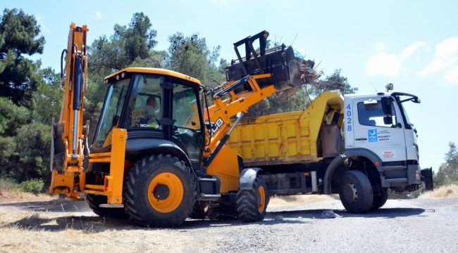 Aliağa Belediyesi ekipleri Bozköy'de