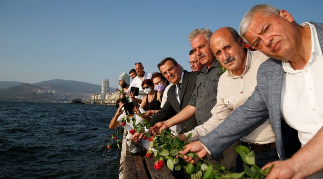 Srebrenitsa Katliamı Konak'ta anıldı