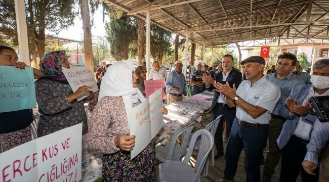 Başkan Soyer'den Gölmarmara Gölü'ne hayat verecek hamle