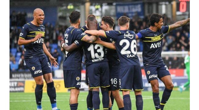 Fenerbahçe 5 gol attı, gruplara kaldı