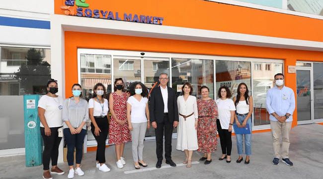 Gaziemir'in "İyilik Merkezi" Sosyal Market 1 yaşında