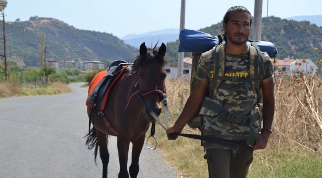 'Kaşif' adını verdiği atıyla İzmir'den Batman'a gidecek