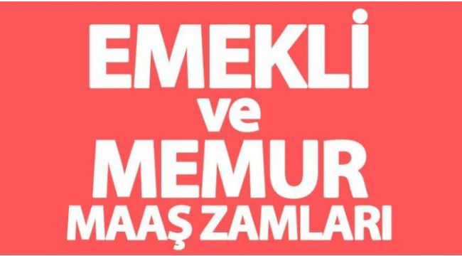 Memur ve emekli maaş zammı 3 Ocak'ta belli oluyor