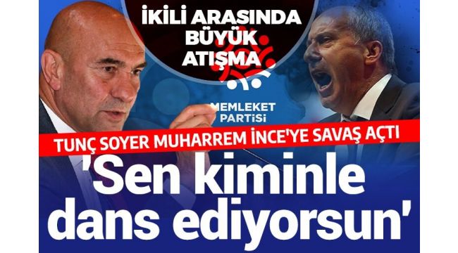 Soyer ve Muharrem İnce arasında afiş kavgası