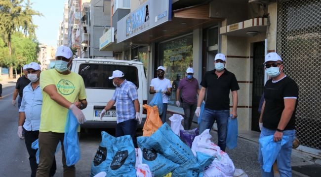 Efeler farkındalık için temizledi