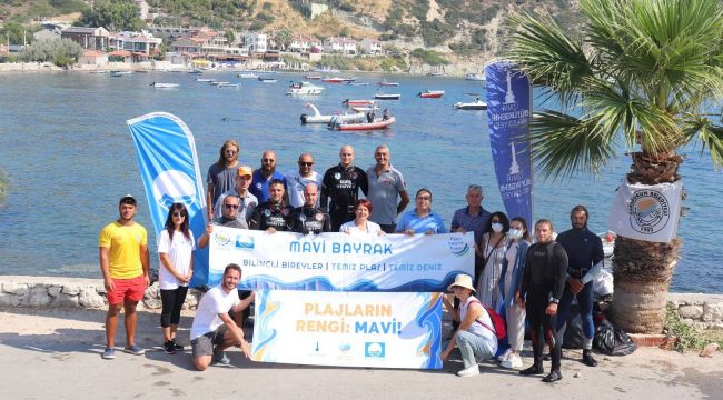 Karaburun'da kıyı temizliği