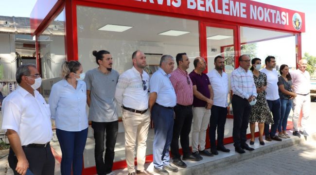 Turgutlu'da dört modern bekleme noktası tamamlandı 