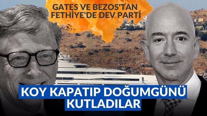 İki milyarder koy kapatıp kutlama yaptı