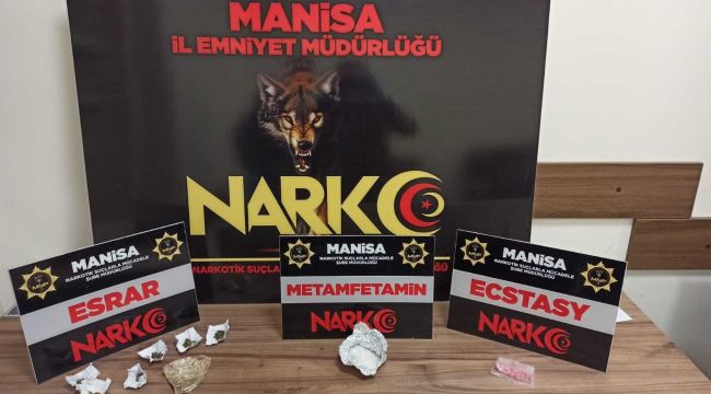 Manisa'da uyuşturucu ele geçirildi; 3 kişi tutuklandı