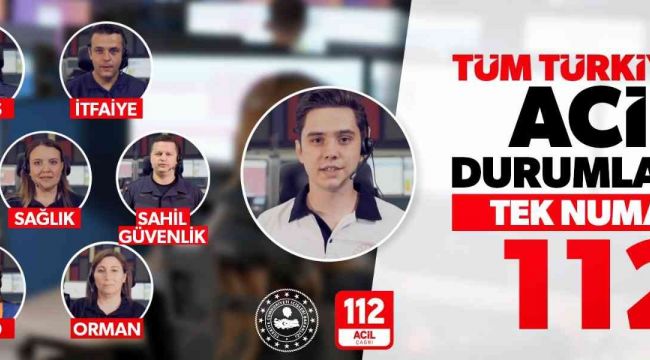 Acil durumlarda tek numara 112