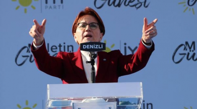 Akşener: Türkiye'yi düze çıkartacak İYİ Parti var