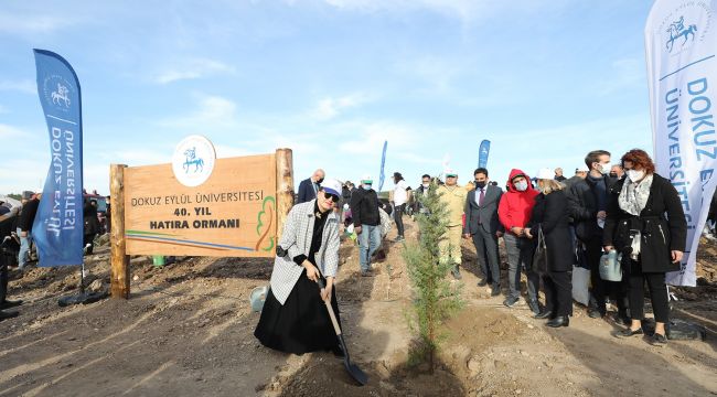 Dokuz Eylül'den 40. Yıl Hatıra Ormanı