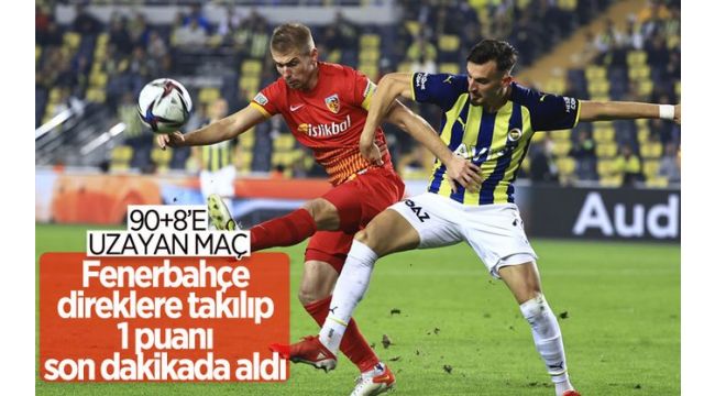 Fenerbahçe direkten döndü!