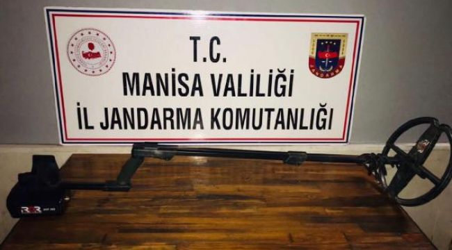 Manisa'da SİT alanındaki kaçak kazıya suçüstü