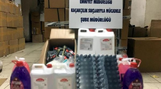 İzmir'de 6 ton sahte etil alkol ele geçirildi