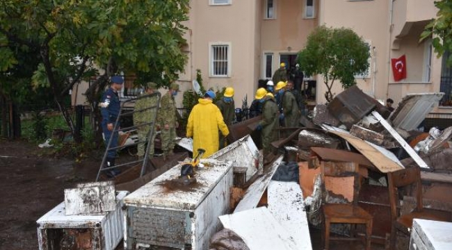 Marmaris'te askerler seferber oldu