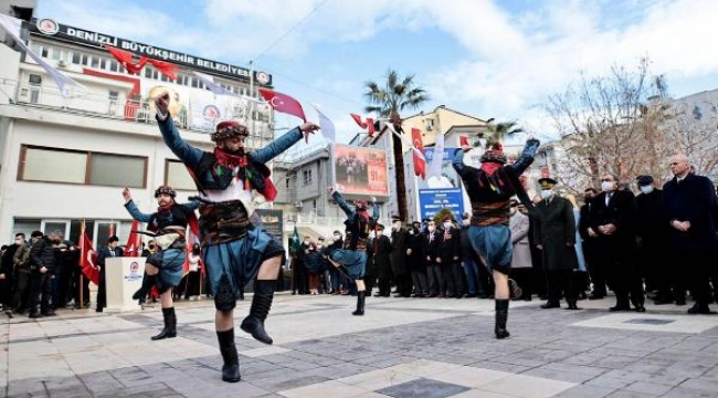 Atatürk'ün Denizli'ye gelişinin 91'inci yıldönümü kutlandı