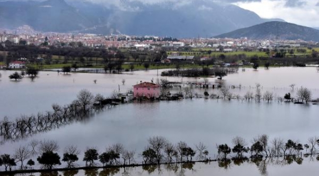 Muğla'da yağmur, su baskınlarına neden oldu