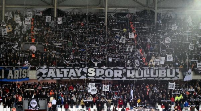 Altay'dan tribün harekatı