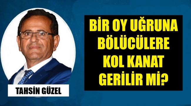 Bir oy uğruna ya rab…