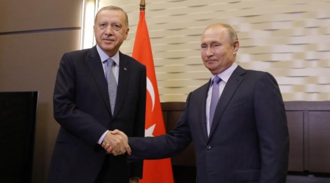 Cumhurbaşkanı Erdoğan Putin'le görüştü