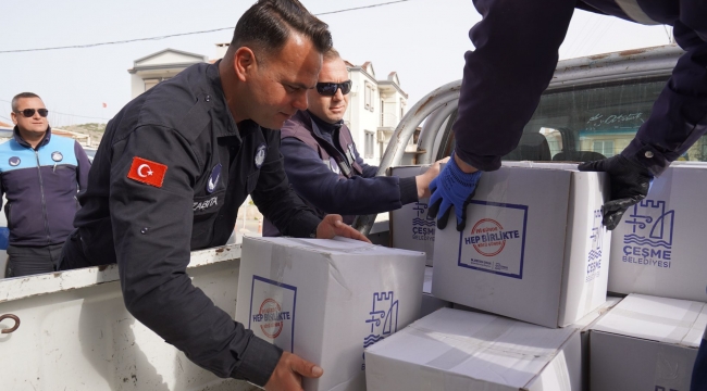 Çeşme Belediyesi, Ramazan'da 5 bin gıda paketi dağıtacak