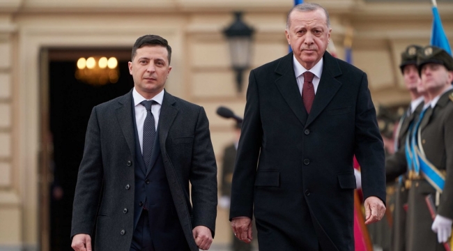 Cumhurbaşkanı Erdoğan, Vladimir Zelensky ile görüştü