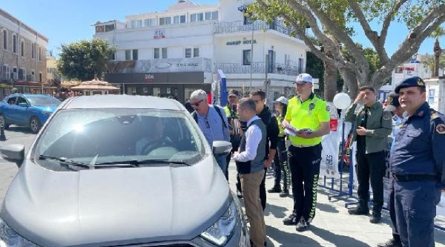 Bodrum'da trafik haftası farkındalık etkinliği yapıldı