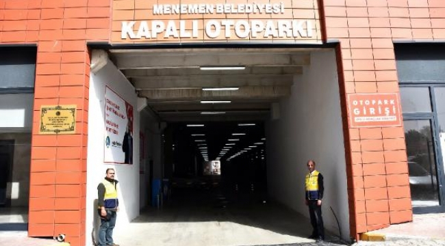 Menemen'de pazar yeri belirlenen günlerde otopark olarak kullanılacak