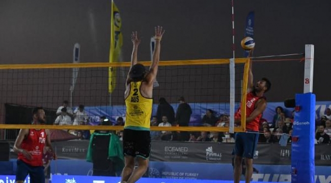 Milliler, plaj voleybolunda ilk 18'e kaldı