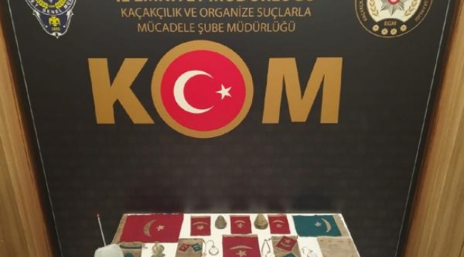 Çanakkale'de tarihi eser operasyonu