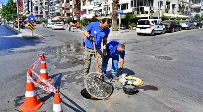 İZSU Genel Müdürlüğü'nden rögarlara koku giderim filtresi