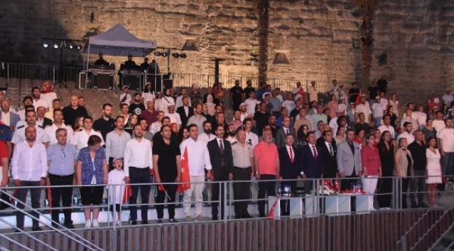 Bodrum Kalesinde '15 Temmuz Demokrasi ve Milli Birlik Günü' etkinliği