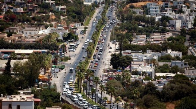 Bodrum'a gelirken ayrı, giderken ayrı çile 